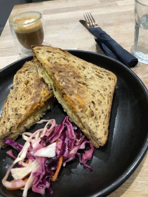 Vegan Ruben (a bit tiny but delicious)  at Eden Cafe Clifton in Bristol