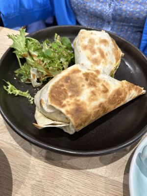 Breakfast burrito   at Eden Cafe Clifton in Bristol