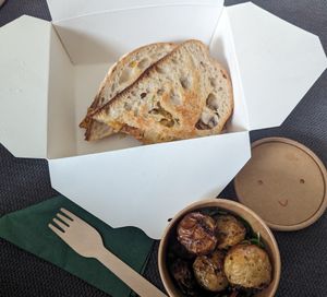 Reuben sandwich + salad (cannot recommend this enough) at Eden Cafe Clifton in Bristol