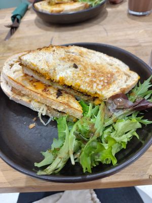 The Reuben Toastie at Eden Cafe Clifton in Bristol