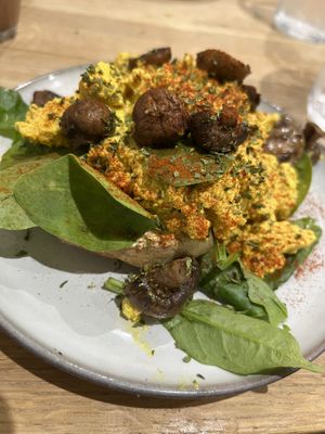 Tofu on toast   at Eden Cafe Clifton in Bristol