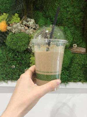 Carrot cake smoothie  at Eden Cafe Clifton in Bristol