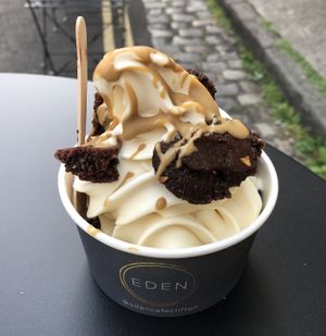 Wow 😍😍😍 with cookies!  at Eden Cafe Clifton in Bristol