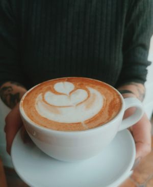 Our fair trade coffee  at Bazylia i Groszek in Gorzow Wielkopolski