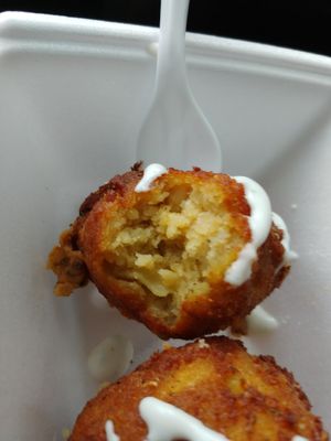 Mac N Cheese Bites, probably wouldn't get again at Ve-Go in Charlotte