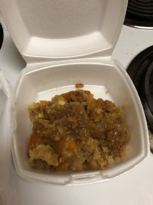 Peach Cobbler  at Ve-Go in Charlotte
