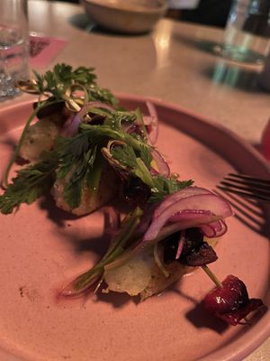 Hongos Anticucheros  at Mudra in Buenos Aires