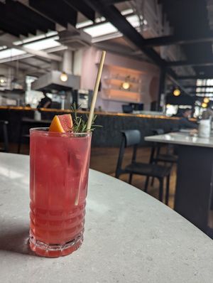 Pomelada (demasiado dulce, pide sin azúcar) at Mudra in Buenos Aires