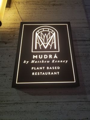 outside at Mudra in Buenos Aires