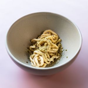 | CACIO E PEPPE |

Crema de Pimienta | Parmesano
 at Mudra in Buenos Aires