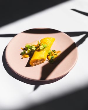 | CAUSA |

Alcauciles | Ají Amarillo | Avocado at Mudra in Buenos Aires