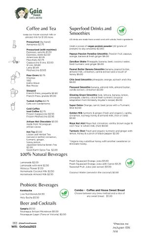  at Gaia Forest Cafe & Market in Granada