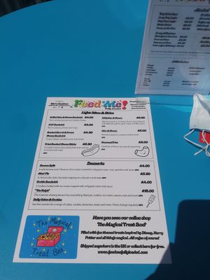 Menu2 at Feed Me Fully Loaded in Nottingham