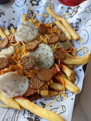 Cowebunga fries at Feed Me Fully Loaded in Nottingham