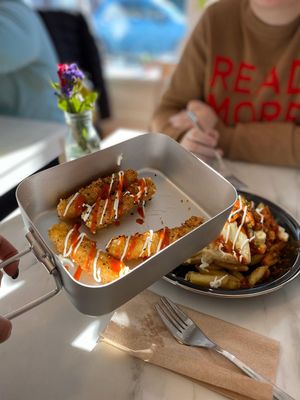 Fried cheese sticks 😍😍😍 at Feed Me Fully Loaded in Nottingham