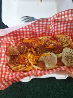 Cowabunga hotdot at Feed Me Fully Loaded in Nottingham