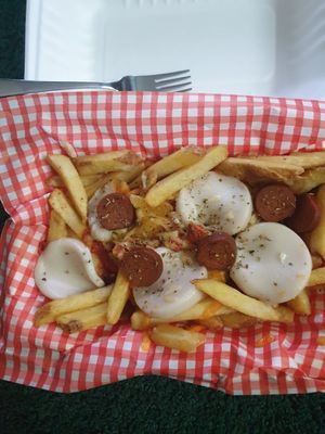 Cowabunga fries at Feed Me Fully Loaded in Nottingham