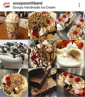 They also have vegan sherberts at Scoops in North Bend