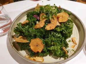 Kale salad - be aware it's raw kale at Erpingham House in Brighton