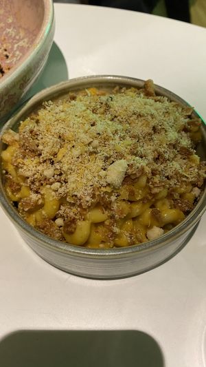 Mac and cheese  at Erpingham House in Brighton