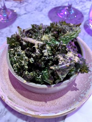 Kale crisps at Erpingham House in Brighton
