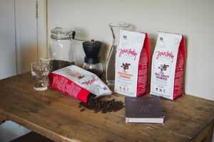 Our premium coffees are Awakening, The Big Shot and Italian Lover. Check our website for more details: https://jonesbrotherscoffee.com/en/ at Jones Brothers Coffee Company in Amsterdam