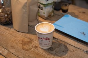 Cappuccino? Flat white or Latte Machiato? You can have it all at our Espresso Bar :) at Jones Brothers Coffee Company in Amsterdam