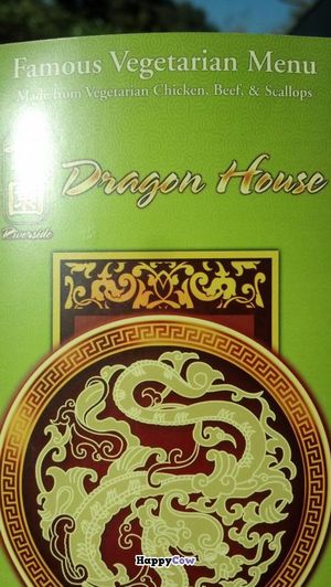 menu at Dragon House in Riverside