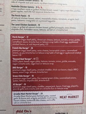  at The Porch in Phoenix