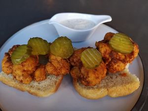 Vegan Cauliflower Wings (from Vegan Week Jan. 2019) at Tide & Boar in Moncton