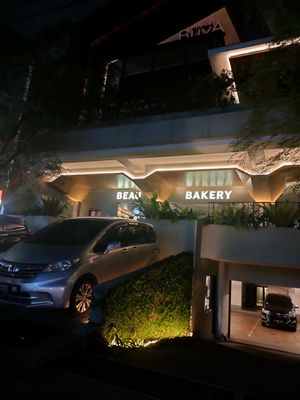 Outside at Beau Bakery in Jakarta