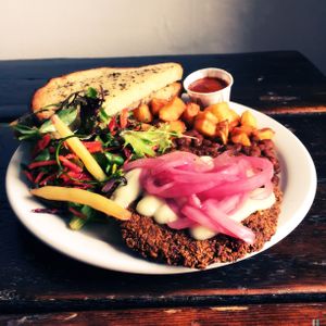 All Day Vegan Breakfast at Black Duck Cafe in Sackville