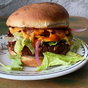 Vee Bee - Vegan Burger at Black Duck Cafe in Sackville