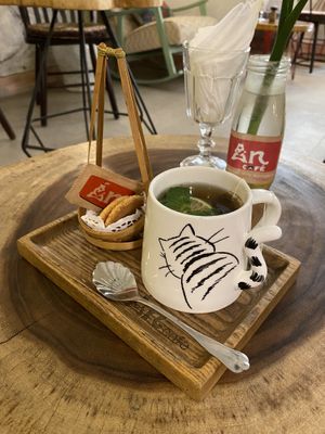 Mint tea  at An Bread & Cafe in Hanoi