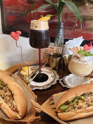 Lunch for two (Total: 165k VND)  at An Bread & Cafe in Hanoi