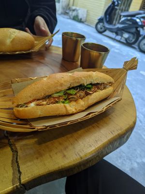 Bread avocado with potato vietnamese (38k VND) at An Bread & Cafe in Hanoi