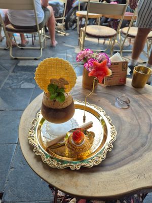 Coconut coffee at An Bread & Cafe in Hanoi