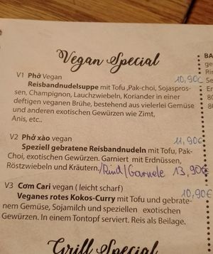 Eher enttäuschende Auswahl at Nem Grill in Braunschweig