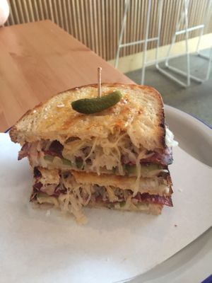 Ruben at Bootleg Sandwiches in Woollarah