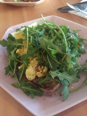 Posh scramble  at Bootleg Sandwiches in Woollarah