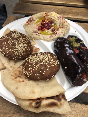Food  at Plantbased Egyptian Eatery in Istanbul