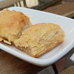Baklava at Plantbased Egyptian Eatery in Istanbul