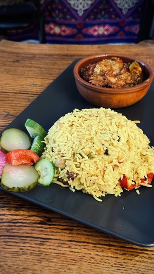 Really great veggies at Plantbased Egyptian Eatery in Istanbul