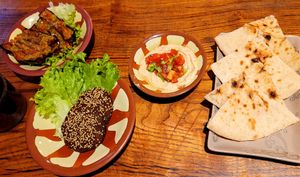 Dinner at Plantbased Egyptian Eatery in Istanbul
