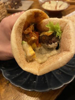   at Plantbased Egyptian Eatery in Istanbul