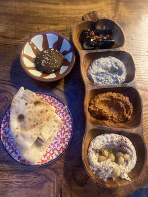 My spread  at Plantbased Egyptian Eatery in Istanbul