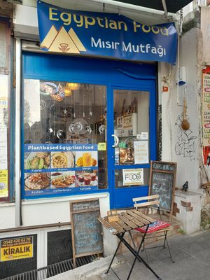 Front at Plantbased Egyptian Eatery in Istanbul