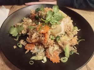 Cantonese fried rice at The Noodle Bar in Brussels