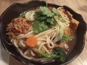 Udon at The Noodle Bar in Brussels