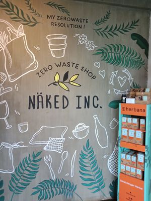 Zero waste shop at Naked Inc in Jakarta